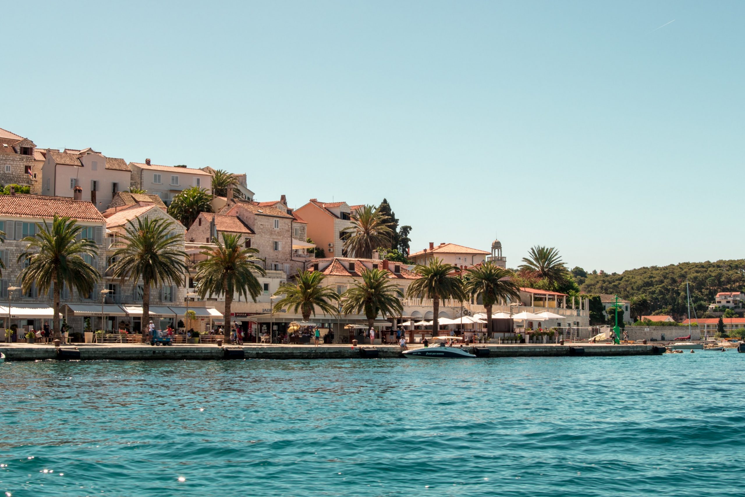 hvar island morning, hvar, hvar croatia