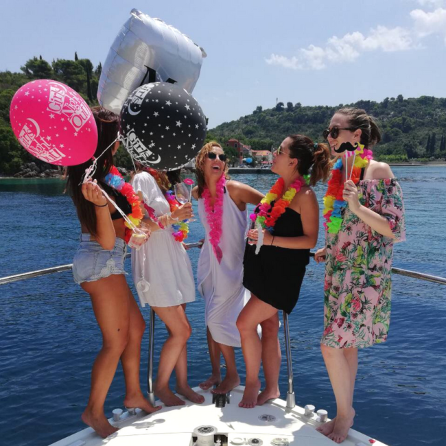 party boat dubrovnik, birthday ideas, birthday in Dubrovnik, birthday celebration Dubrovnik, dubrovnik rent a boat